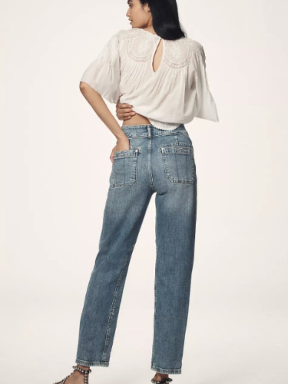 *NWT* Anthropologie "The Wanderer" Mid-Rise Relaxed Jeans by Pilcro | Size 32 - Picture 14 of 14